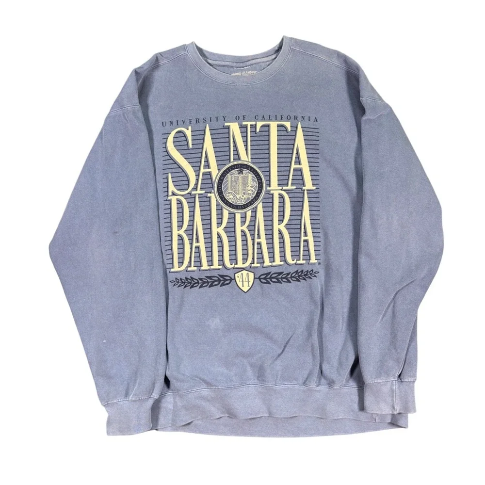 University California Santa Barbara Crewneck Sweatshirt Island View Outfitter XL